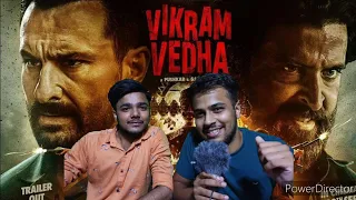 VIKRAM VEDHA TRAILER REACTION!! | Hrithik Roshan | Saif Ali Khan | Pushkar & Gayatri | Radhika Apte