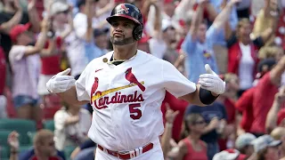 Go off, KING! Albert Pujols homers TWICE in one game!