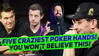 Five Craziest #Poker Hands of 2021!