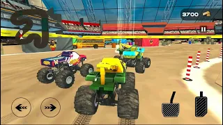 Monster truck racing - #amazing freestyle and #unbelievable  stunts- #monsterjam -Game simulation