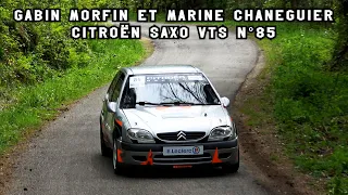 Rallye du Bassin Annonéen 2024 - Citroën Saxo VTS N°85 - Gabin MORFIN et Marine CHANEGUIER