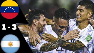 Venezuela vs Argentina 1-3 - All Goals and Extended Highlights - 2021