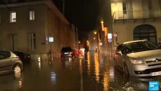 2 meters of water in streets of French's Agen after torrential rains • FRANCE 24 English