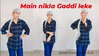 Main Nikla Gaddi leke(DANCE VIDEO) Sunny Deol, Ameesha | Gadar 2 | Dance cover by Muskan