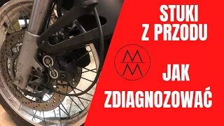 Co może stukać z przodu w motocyklu?