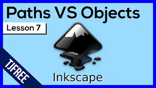 Inkscape Lesson 7 - Drawing Lines and Paths vs Objects