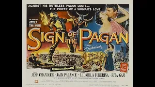 SIGN OF THE PAGAN, 1954. Trailer in English.