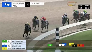 Gulfstream Park June 6, 2021 Race 4