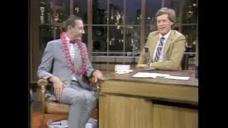 Pee-wee Herman Complete Collection on Letterman, 1982-85 Recut