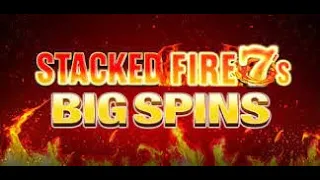 ⭐STACKED FIRE 7'S BIG SPINS⭐3X 60p ⭐3X £1⭐Realistic Stakes & Wins⭐UK Casinos⭐No Crypto