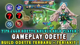 CARA MAIN ODETTE TERBARU❗BUILD EMBLEM DAN ITEM ODETTE TERSAKIT❗GAMEPLAY ODETTE-MOBILE LEGENDS #mlbb