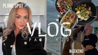 vlog part. 122 // co jsem jedla, prodloužený víkend, aktin haul & spot na letadla!