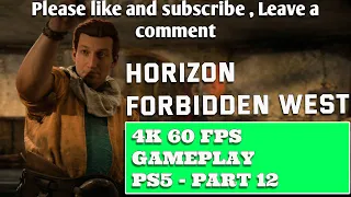 HORIZON FORBIDDEN WEST 4K 60 FPS GAMEPLAY - PLAYSTATION 5  - RETURN POSEIDON TO GAIA