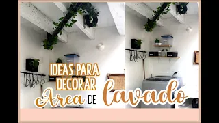 DECORACION AREA DE LAVADO SUPER FACIL Y ECONOMICO/ LIMPIEZA Y ORGANIZACIÓN