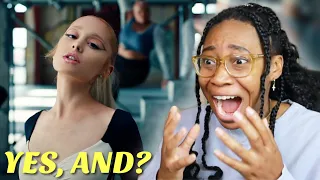 ARIANA GRANDE- YES, AND? (OFFICIAL MUSIC VIDEO) REACTION!!! 😍 SHE SAID, HATERS DESERVE NOTHING! 💕✨