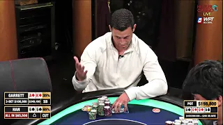 Garrett Loses $200,000 pot to Pair of Fives???