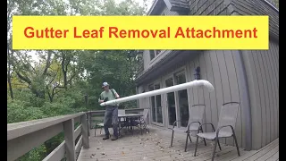 DIY GUTTER CLEANER LEAF ATTACHMENT for Stihl backpack blower