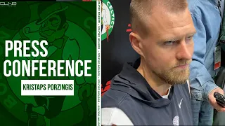 Kristaps Porzingis Reacts to His Game 2 Struggles | Celtics vs Heat