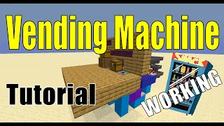 How to build a working VENDING MACHINE in minecraft | NO Mods - Variable Price | 1.16