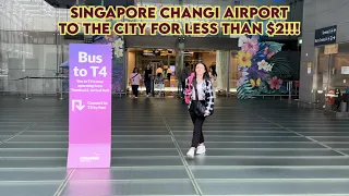 How to Get From Changi Airport to Singapore City By Train and Subway 2024