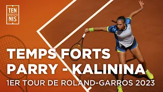 Diane Parry vs Anhelina Kalinina - Temps Forts | Roland-Garros 2023 | FFT