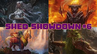 Shed Showdown #6 - Galadriel vs. Sauron vs. Treebeard vs. Bill The Pony - Commander Gameplay