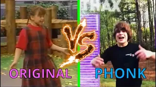 One Two Buckle My Shoe Original Vs Phonk Version | Side by Side Comparison