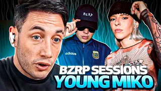 REACCIÓN a YOUNG MIKO || BZRP Music Sessions #58