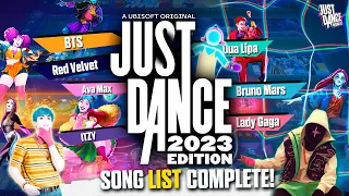 Just Dance 2023 Edition - OFFICIAL SONG LIST COMPLETE!