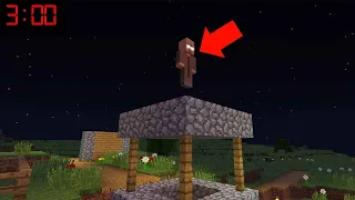 If you see this villager floating, you should start running...(Ps5/XboxSeriesS/PS4/XboxOne/PE/MCPE)