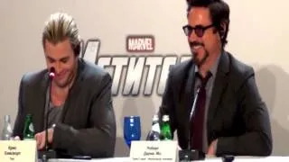 Press Conference The Avengers UK Russia Premiere