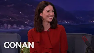 Caitriona Balfe Teaches Conan A Gaelic Phrase - CONAN on TBS