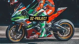 Aprilia RSV4 with SC-Project Exhaust