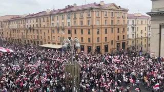 Белоруссия: Площадь Независимости в Минске сейчас.