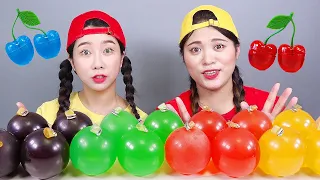 mini arcoiris Kyoho Gelatina Mukbang DONA