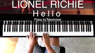 Lionel Richie  - Hello ( Solo Piano Cover) - Maximizer