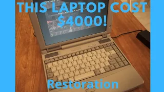 Restoring this $4000 520CDT OPL3 laptop for DOS Gaming!