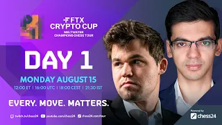 Champions Chess Tour: FTX Crypto Cup | Day 1 | Commentary by David, Jovanka, Kaja & Simon