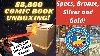 $8,500 Comic Book Unboxing! 🔥 | Spec Books and Keys! | Bronze, Silver and Golden Age!