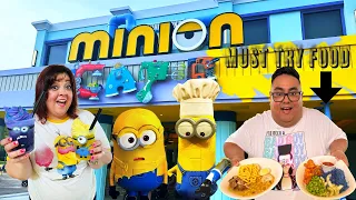 Minion Land Universal Orlando Opens! Minion Café Review, Freeze Ray Pops, Bake My Day and more!