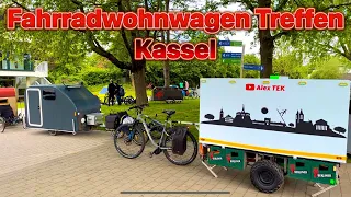 Fahrradwohnwagen Treffen auf dem Campingplatz Kassel