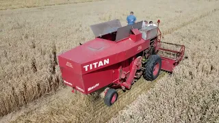 Bautz Titan 1300 am Weizen Dreschen Vlog#127