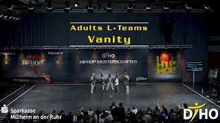 Vanity- Passion for Dance | 8. Platz- Adults L-Teams M-Reihe HipHop