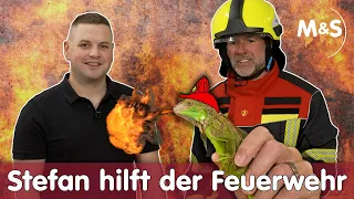 Stefan hilft der Feuerwehr | Tierrettung mit @Retterpedia