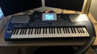 korg pa500 unboxing and review  by Sajid piano song