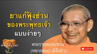 หลวงพ่อฤาษีลิงดำ(พระราชพรหมยาน)​ยาแก้ฟุ้งซ่านของพระพุทธเจ้าแบบง่ายๆ