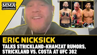 Sean Strickland's Head Coach Clarifies Khamzat Chimaev Rumors, Reacts To Paulo Costa Booking