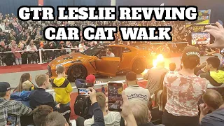 100% AUTO LIVE 2022 FLAMING GTR!!! GTR LESLIE AT THE CAR CATWALK