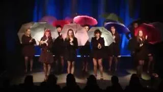 Beginner Burlesque students perform Blue Skies - The Bombshell Burlesque Academy