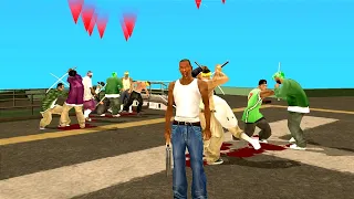 Biggest Gang War In GTA San Andreas